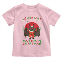 Mothman Christmas Toddler T Shirt We Wish You A Mothman Cryptmas Funny Christmas Gift - Wonder Print Shop