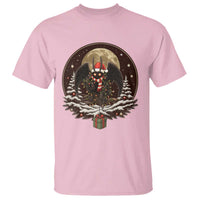 Mothman In Christmas Night T Shirt Funny Cryptid Gift - Wonder Print Shop