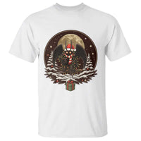 Mothman In Christmas Night T Shirt Funny Cryptid Gift - Wonder Print Shop