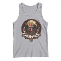 Mothman In Christmas Night Tank Top Funny Cryptid Gift - Wonder Print Shop