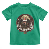 Mothman In Christmas Night Toddler T Shirt Funny Cryptid Gift - Wonder Print Shop