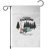 Mothman Garden Flag Id Rather Be Camping Funny Cryptid Gift - Wonder Print Shop