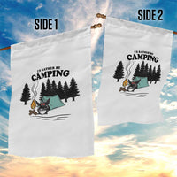 Mothman Garden Flag Id Rather Be Camping Funny Cryptid Gift - Wonder Print Shop
