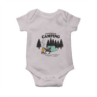 Mothman Baby Onesie Id Rather Be Camping Funny Cryptid Gift - Wonder Print Shop
