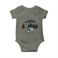 Mothman Baby Onesie Id Rather Be Camping Funny Cryptid Gift - Wonder Print Shop