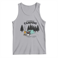 Mothman Tank Top Id Rather Be Camping Funny Cryptid Gift - Wonder Print Shop