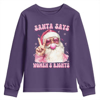 Funny Santa Says Womens Rights Youth Sweatshirt Feminist Activist Christmas Gift - Wonder Print Shop