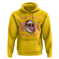 Funny Feminist Activist Christmas Hoodie Santa Says Womens Rights - Wonder Print Shop