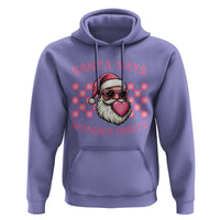 Funny Feminist Activist Christmas Hoodie Santa Says Womens Rights - Wonder Print Shop