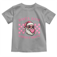 Funny Feminist Activist Christmas Toddler T Shirt Santa Says Womens Rights - Wonder Print Shop