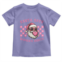 Funny Feminist Activist Christmas Toddler T Shirt Santa Says Womens Rights - Wonder Print Shop