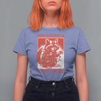 Christmas Lights And Womens Rights T Shirt For Women Raccoon Female Rage Holiday Gift - Wonder Print Shop