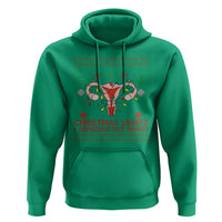 Christmas Lights And Reproductive Rights Hoodie Xmas Feminist Supporter Gift - Wonder Print Shop
