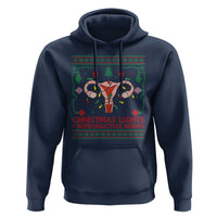 Christmas Lights And Reproductive Rights Hoodie Xmas Feminist Supporter Gift - Wonder Print Shop