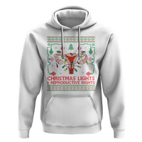 Christmas Lights And Reproductive Rights Hoodie Xmas Feminist Supporter Gift - Wonder Print Shop
