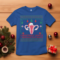 Christmas Lights And Reproductive Rights Ugly Christmas T Shirt Feminist Holiday Gift - Wonder Print Shop