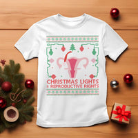 Christmas Lights And Reproductive Rights Ugly Christmas T Shirt Feminist Holiday Gift - Wonder Print Shop