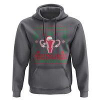 Christmas Lights And Reproductive Rights Ugly Christmas Hoodie Feminist Holiday Gift - Wonder Print Shop