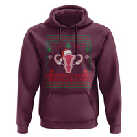 Christmas Lights And Reproductive Rights Ugly Christmas Hoodie Feminist Holiday Gift - Wonder Print Shop