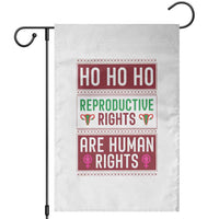 Funny Christmas Feminist Gift Garden Flag Reproductive Rights Are Human Rights - Wonder Print Shop