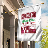 Funny Christmas Feminist Gift Garden Flag Reproductive Rights Are Human Rights - Wonder Print Shop