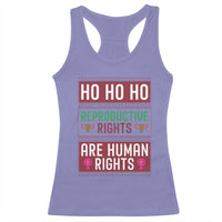 Funny Christmas Feminist Gift Racerback Tank Top Reproductive Rights Are Human Rights - Wonder Print Shop