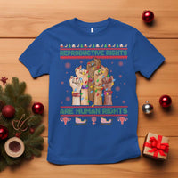 Ugly Christmas Feminist Raccoon Gift T Shirt Reproductive Rights Are Human Rights - Wonder Print Shop
