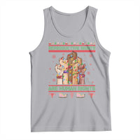 Ugly Christmas Feminist Raccoon Gift Tank Top Reproductive Rights Are Human Rights - Wonder Print Shop