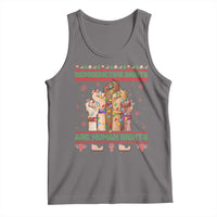 Ugly Christmas Feminist Raccoon Gift Tank Top Reproductive Rights Are Human Rights - Wonder Print Shop