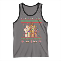 Ugly Christmas Feminist Raccoon Gift Tank Top Reproductive Rights Are Human Rights - Wonder Print Shop