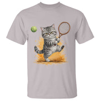 Funny Grumpy Cat Tennis Player T Shirt Gift For Tennis Fans - Wonder Print Shop
