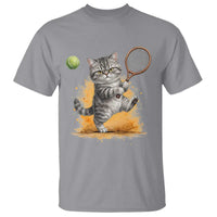 Funny Grumpy Cat Tennis Player T Shirt Gift For Tennis Fans - Wonder Print Shop