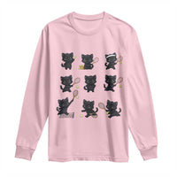 Funny Tennis Game Day Cat Long Sleeve Shirt Tennis Player Gift - Wonder Print Shop