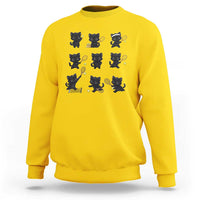 Funny Tennis Game Day Cat Sweatshirt Tennis Player Gift - Wonder Print Shop