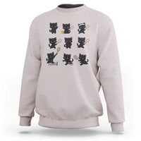 Funny Tennis Game Day Cat Sweatshirt Tennis Player Gift - Wonder Print Shop