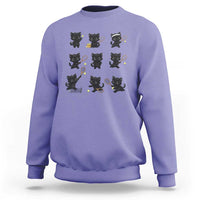 Funny Tennis Game Day Cat Sweatshirt Tennis Player Gift - Wonder Print Shop