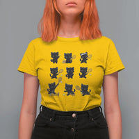 Funny Tennis Game Day Cat T Shirt For Women Tennis Player Gift - Wonder Print Shop