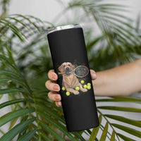 Funny Labrador Dog Playing Tennis Ball Skinny Tumbler Pet Lover Gift - Wonder Print Shop