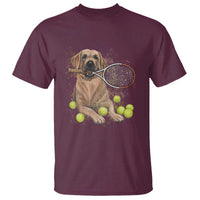 Funny Labrador Dog Playing Tennis Ball T Shirt Pet Lover Gift - Wonder Print Shop