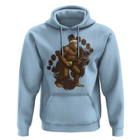 Funny Bigfoot Tennis Player Hoodie Folklore Cryptid Gift - Wonder Print Shop