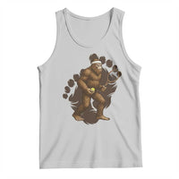 Funny Bigfoot Tennis Player Tank Top Folklore Cryptid Gift - Wonder Print Shop