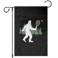 Funny Sasquatch Tennis Player Garden Flag Folklore Cryptid Gift - Wonder Print Shop