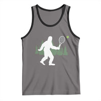 Funny Sasquatch Tennis Player Tank Top Folklore Cryptid Gift - Wonder Print Shop