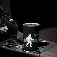 Funny Sasquatch Tennis Player Tumbler Cup Folklore Cryptid Gift - Wonder Print Shop