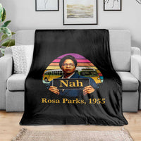 Rosa Parks Quote Throw Blanket The Only Tired I Was Was Tired Of Giving In