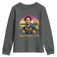 Rosa Parks Quote Youth Sweatshirt The Only Tired I Was Was Tired Of Giving In