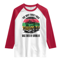 Rosa Parks Tired Of Giving In Raglan Shirt Civil Bus Protest