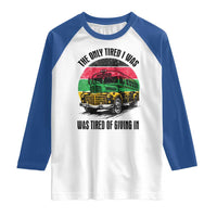 Rosa Parks Tired Of Giving In Raglan Shirt Civil Bus Protest