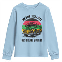 Rosa Parks Tired Of Giving In Youth Sweatshirt Civil Bus Protest