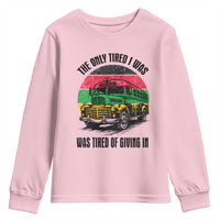 Rosa Parks Tired Of Giving In Youth Sweatshirt Civil Bus Protest